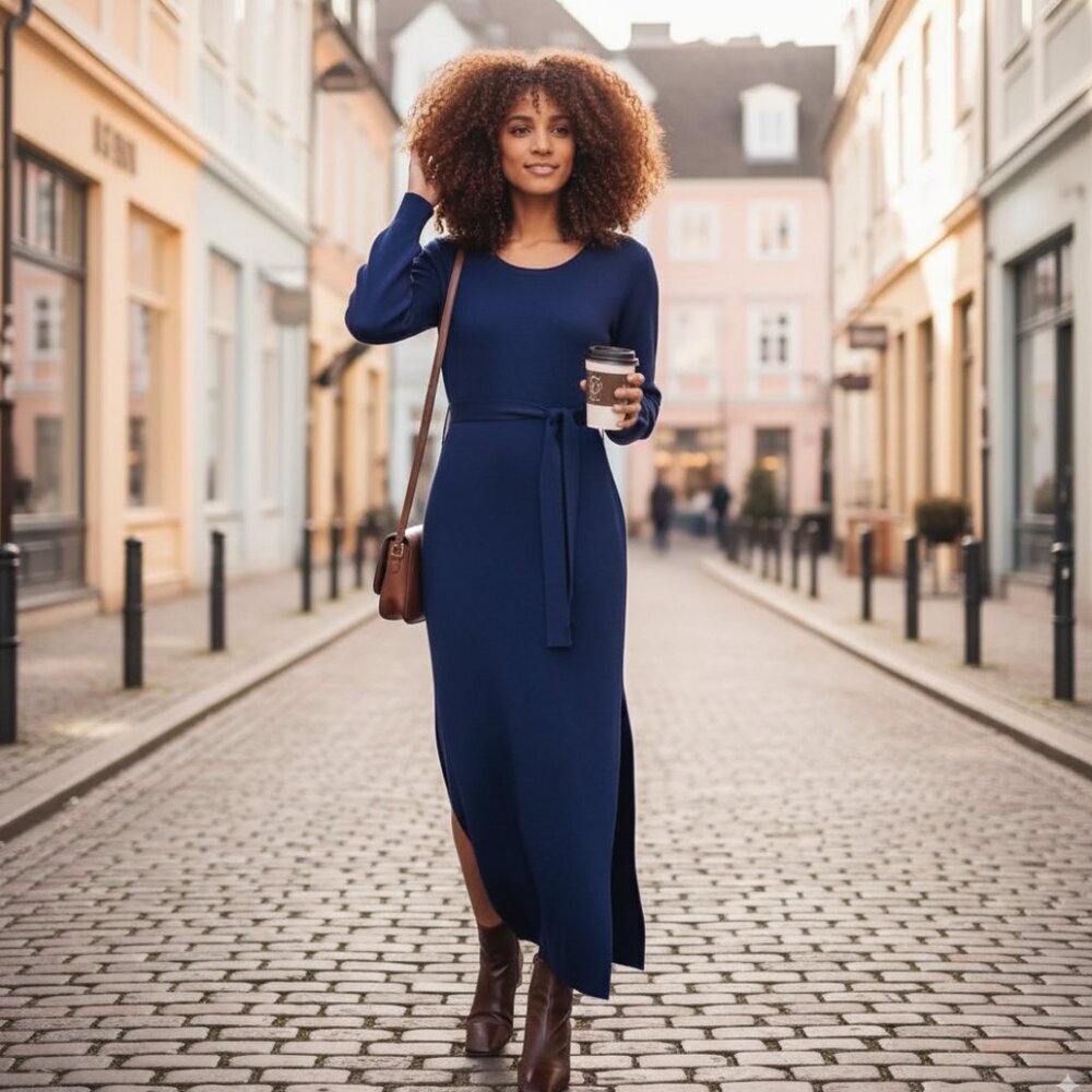 NWT Sovere Ease Knit Sweater Dress Size Small NWT